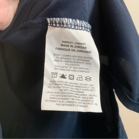 Nike pro Dri fit Mens blue 1/4 zip pull over sweatshirt L - Picture 6 of 7